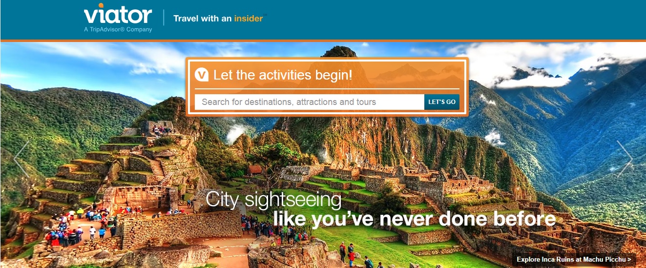 Find and book Travel, tours, sightseeing, attractions, things to do, things to see, day trips, suggested itineraries, helicopter tours, guided tours, theme parks, show tickets, musicals night cruises, airport and ground transfers, day cruises, city passes, air tours, hop on hop off bus tours, walking tours, hot air ballooning, rail tours and things to do in hundreds of destinations worldwide, plus unbiased tour reviews and photos of tours and attractions from thousands of travelers